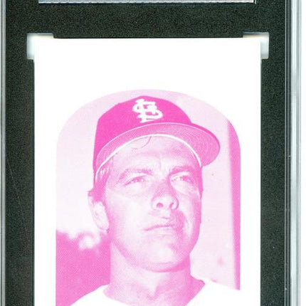 1972 Topps #479 Don Shaw 7 card progressive proof. 47a