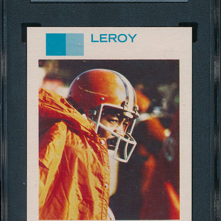 1973 Topps FB 8 Card Progressive Proof #381 Leroy Kelly 73TFB13