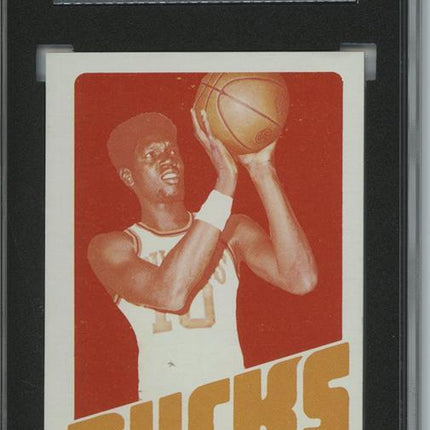 1972 Topps #42 Bob Dandridge 9 card progressive proof. 19a