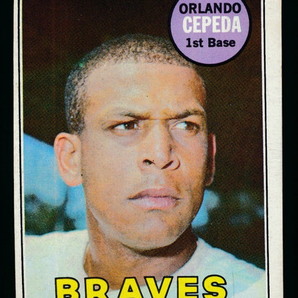 1969 Topps Baseball #385 Orlando Cepeda Exmt c04237