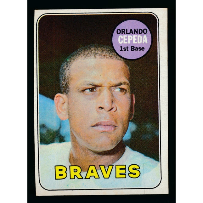 1969 Topps Baseball #385 Orlando Cepeda Exmt c04237