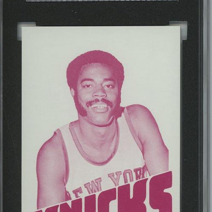 1972 Topps #60 Walt Frazier 9 card progressive proof. 23a
