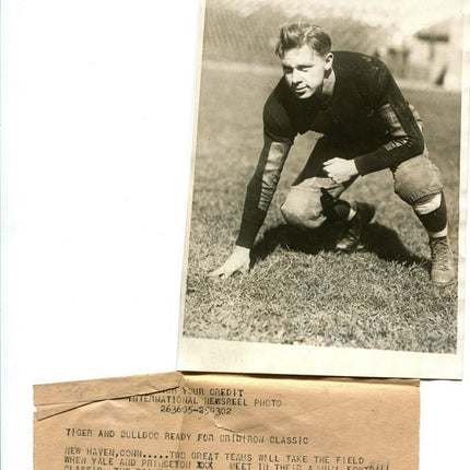 11-10-1924 Jake Slagel Princeton Halfback Type 1 Original photo a_178