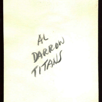 1961 Topps Football Original Flexichrome #149 Al Dorow Titans & more T0203