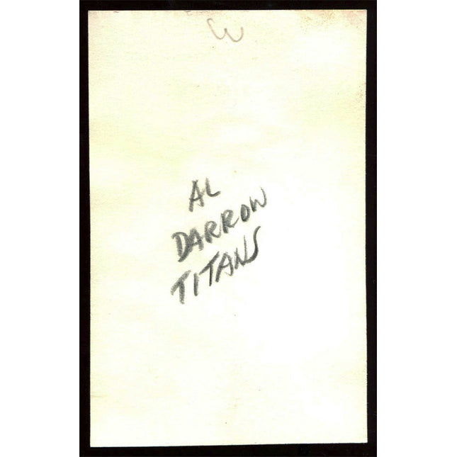 1961 Topps Football Original Flexichrome #149 Al Dorow Titans & more T0203