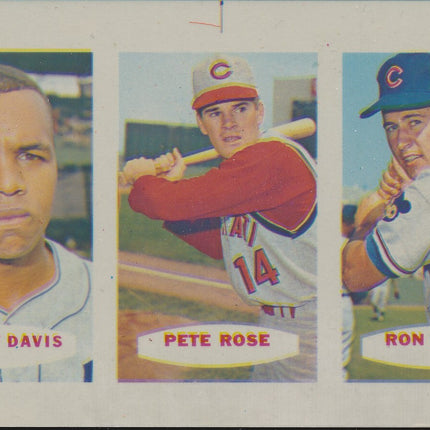 1967 Bazooka Panel #37-39 Acetate Proof Set of 4. T.Davis, Rose, Santo