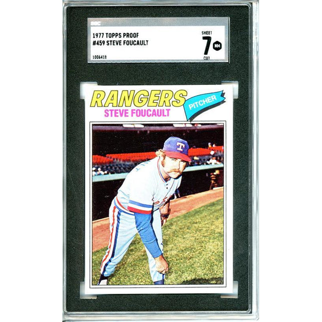 1977 Topps #459 Steve Foucault 9 card progressive proof. 20a