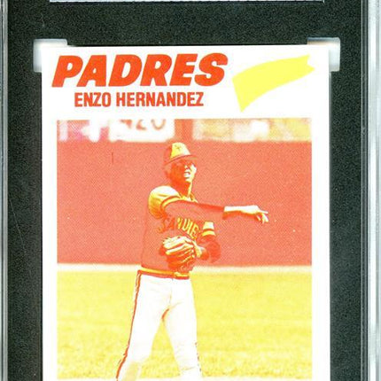 1977 Topps #522 Enzo Hernandez 9 card progressive proof. 16a
