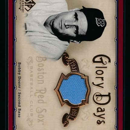 2005 SP Baseball #GD-BD Glory Days Bobby Doerr Jersey NMMT c04348