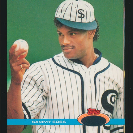 1991 Stadium Club Baseball Oversized Proof #6 Sammy Sosa (Nrmt++) c05111