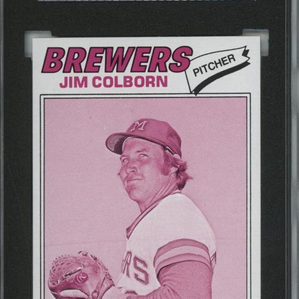 1977 Topps #331 Jim Colborn 9 card progressive proof. 44a
