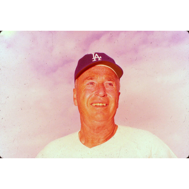 Original  AP Press Walter Alston 60's/70's Slide/Transparency Dodgers T0419