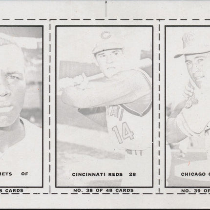1967 Bazooka Panel #37-39 Acetate Proof Set of 4. T.Davis, Rose, Santo