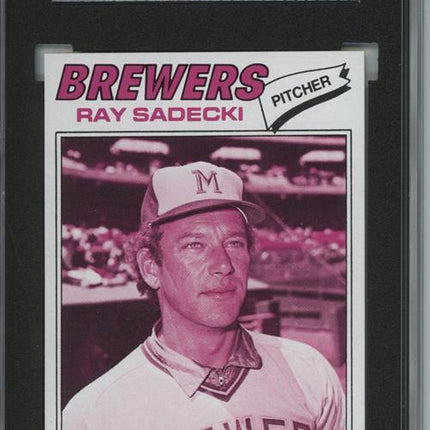 1977 Topps #26 Ray Sadecki 9 card progressive proof. 56a