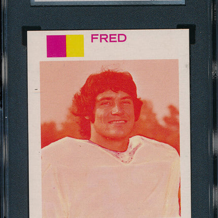 1973 Topps FB 8 Card Progressive Proof #396 Fred Willis 73TFB01