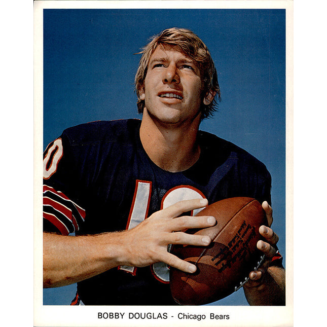 1973 Chicago Bears Team Issued Bobby Douglas 7" x 8 5/8" Color photo c06170