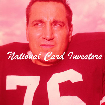 Late 1950's Lou Groza Topps Original Transparencies(2) Browns w/envelope tp00062