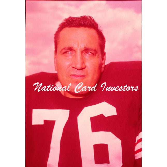 Late 1950's Lou Groza Topps Original Transparencies(2) Browns w/envelope tp00062