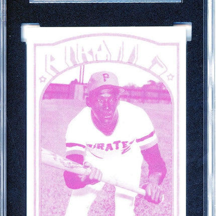 1972 Topps Baseball #502 Jackie Hernandez 7 card progressive proof Graded Set 1A