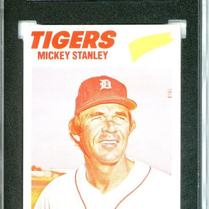 1977 Topps #533 Mickey Stanley 9 card progressive proof. 10a