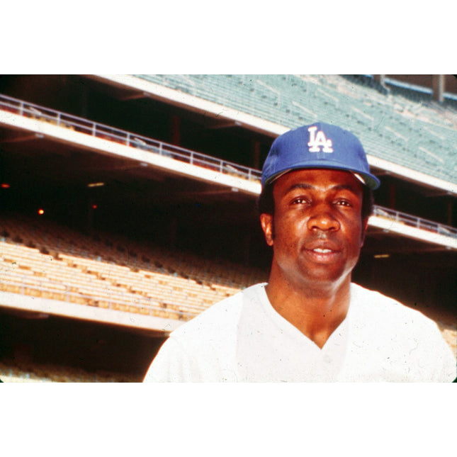 Original UP Frank Robinson 1972 Slide/Transparency Dodgers T0391