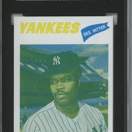 1977 Topps #568 Carlos May 9 card progressive proof. 54a
