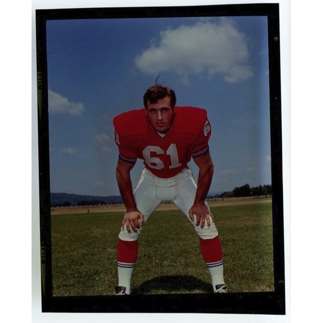 1971 Topps Football Transparency Jerry Elliot Patriots T0268