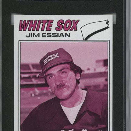 1977 Topps #529 Jim Essian 9 card progressive proof. 55a