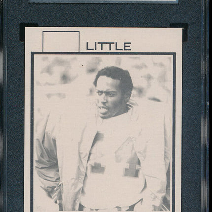 1973 Topps FB 8 Card Progressive Proof #289 Floyd Little 73TFB05