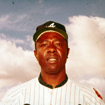 Original AP Hank Aaron 60's/70's Slide/Transparency Braves T0397