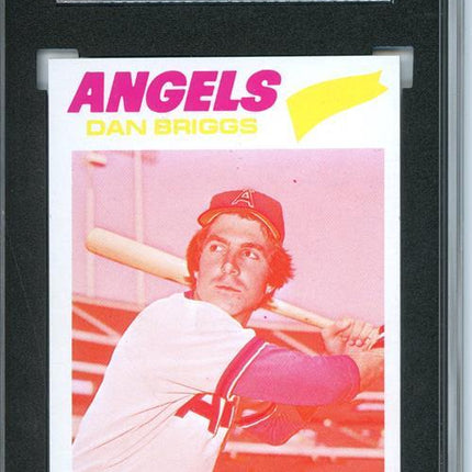 1977 Topps #592 Dan Briggs 9 card progressive proof. 31a