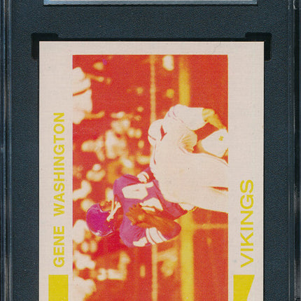 1973 Topps FB 8 Card Progressive Proof #359 Gene Washington 73TFB14