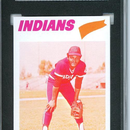 1977 Topps #168 Charlie Spikes 9 card progressive proof. 37a