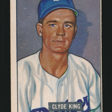 1951 Bowman Baseball #299 Clyde King (Ex) c05207