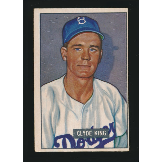 1951 Bowman Baseball #299 Clyde King (Ex) c05207
