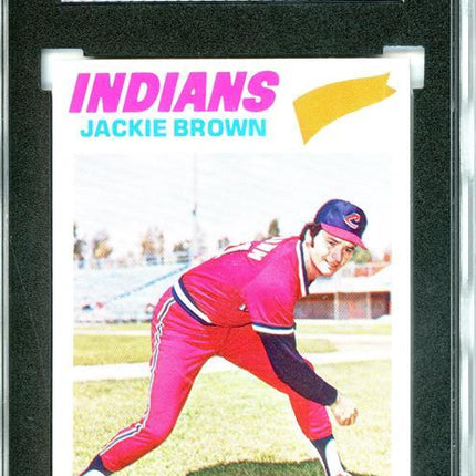 1977 Topps #147 Jackie Brown 9 card progressive proof. 18a