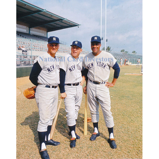 Mantle, Maris, Howard 8x10 Color Photo from original Negative ph002