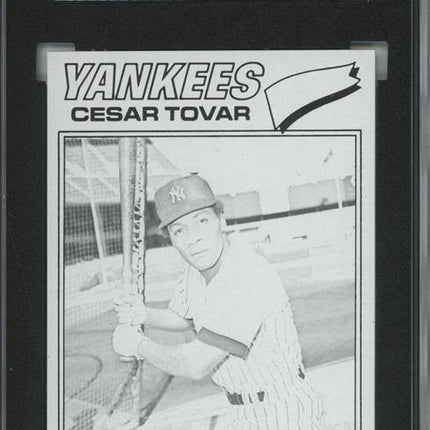 1977 Topps #408 Cesar Tovar 9 card progressive proof. 40a