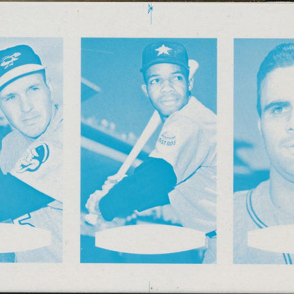 1967 Bazooka Panel #34-36 Acetate Proof Set of 4.B.Robinson, Wynn, Torre