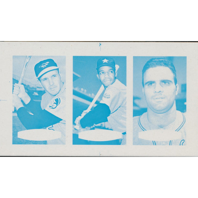 1967 Bazooka Panel #34-36 Acetate Proof Set of 4.B.Robinson, Wynn, Torre