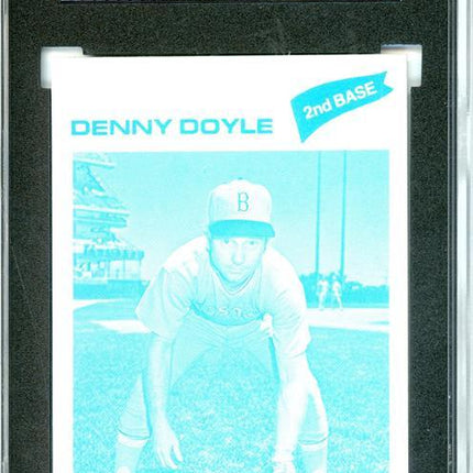 1977 Topps #336 Denny Doyle 9 card progressive proof. 19a
