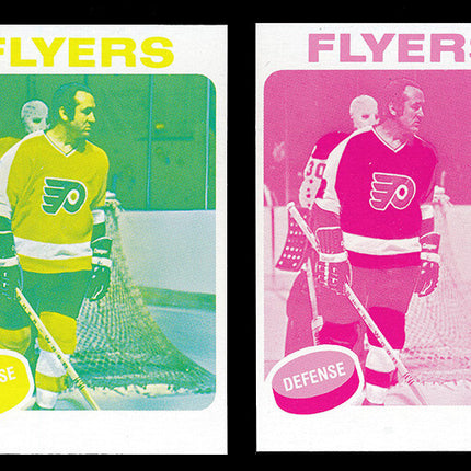 1975 Topps Hockey #38 Ed Van Impe 11 Card Progressive Proof 75THOC24