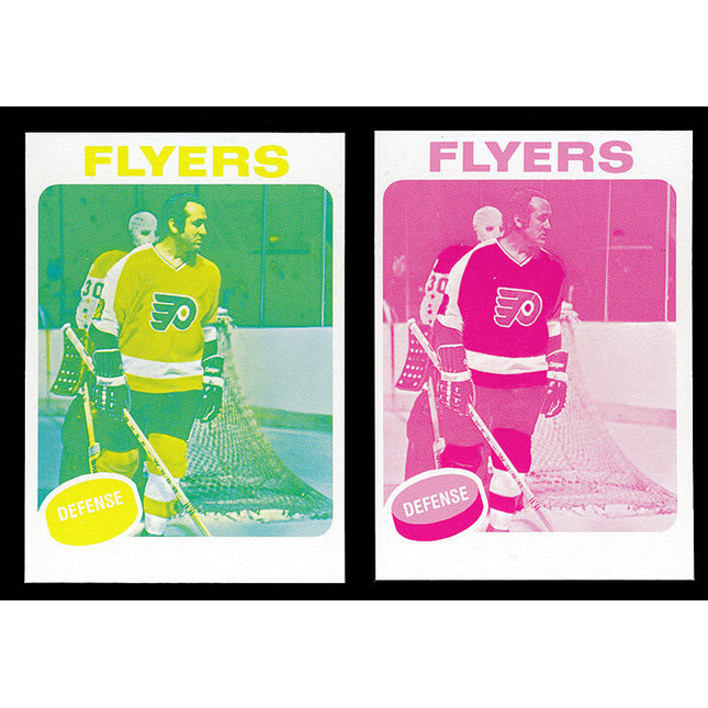 1975 Topps Hockey #38 Ed Van Impe 11 Card Progressive Proof 75THOC24