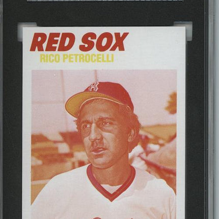 1977 Topps #111 Rico Petrocelli 9 card progressive proof. 65a
