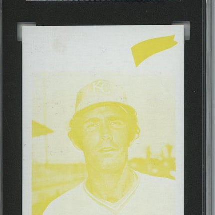 1977 Topps #218 John Wathan 9 card progressive proof. 60a