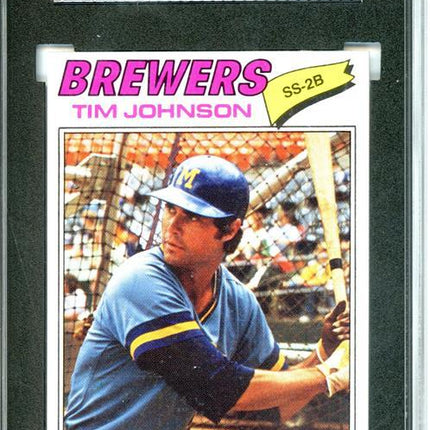 1977 Topps #406 Tim Johnson 9 card progressive proof. 22a