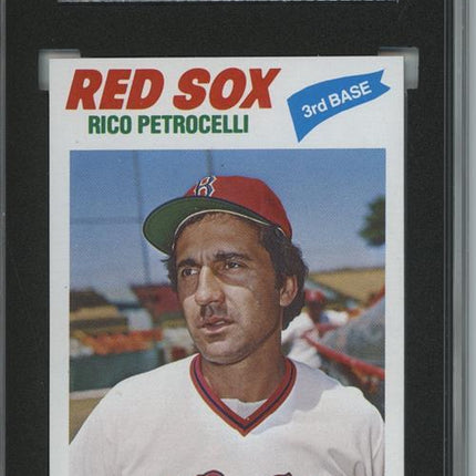 1977 Topps #111 Rico Petrocelli 9 card progressive proof. 65a