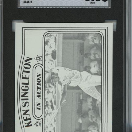 1972 Topps #426 Ken (Action) Singleton 7 card progressive proof. 22a