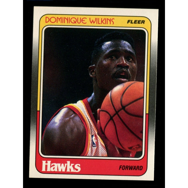 1989 Fleer Basketball #5 Dominique Wilkens NMMT c03122