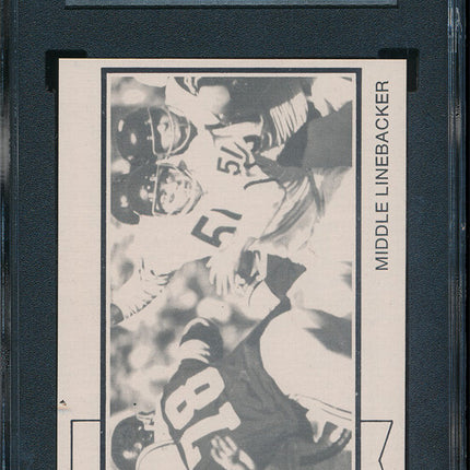1973 Topps FB 8 Card Progressive Proof #300 Dick Butkus 73TFB08